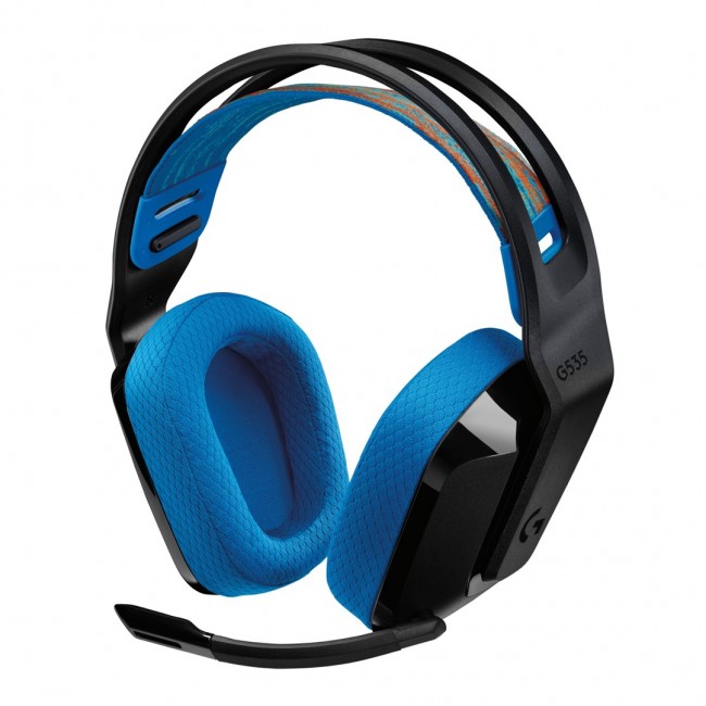 Logitech G G535 Headset Wireless Head-band Gaming Black, Blue Logitech G G535 Headset Wireless Head-band Gaming Black, Blue