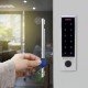 Qoltec 52448 Code lock TITAN with fingerprint reader | RFID | BT 4.0 |Code | Card | key fob | Doorbell| IP68 | EM Qoltec 52448 Code lock TITAN with fingerprint reader | RFID | BT 4.0 |Code | Card | key fob | Doorbell| IP68 | EM