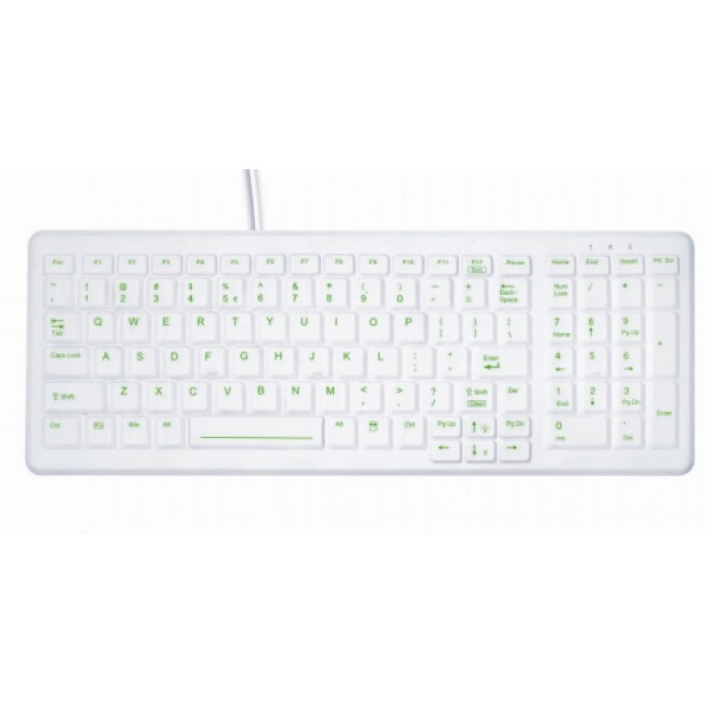 Contour Design Active Key AK-C7000 keyboard Office USB QWERTZ German White Contour Design Active Key AK-C7000 keyboard Office USB QWERTZ German White