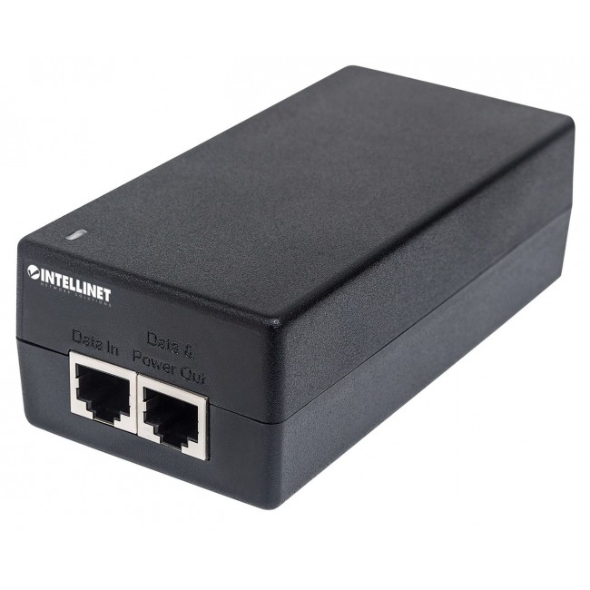 Intellinet Gigabit Ultra PoE+ Injector, 1 x 60 W Port, IEEE 802.3bt and IEEE 802.3at/af Compliant, Plastic Housing Intellinet Gigabit Ultra PoE+ Injector, 1 x 60 W Port, IEEE 802.3bt and IEEE 802.3at/af Compliant, Plastic Housing