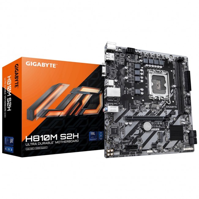 Motherboard Gigabyte H810M S2H mATX DDR5 Motherboard Gigabyte H810M S2H mATX DDR5