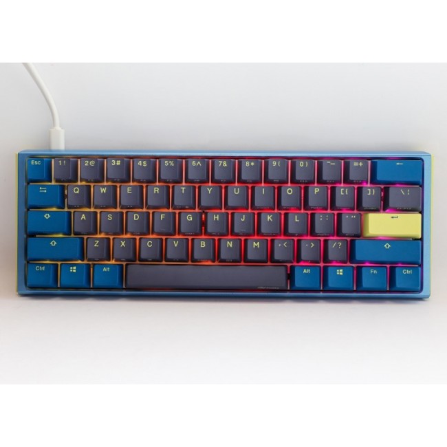 Ducky One 3 Daybreak Mini keyboard Gaming USB German Black, Blue, Green