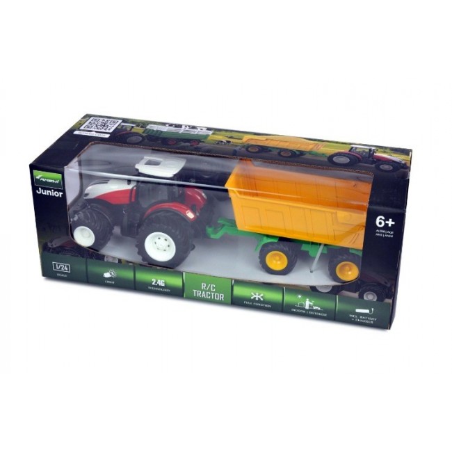Amewi Toy Traktor mit Kippanh nger Radio-Controlled (RC) model Tractor Electric engine 1:24