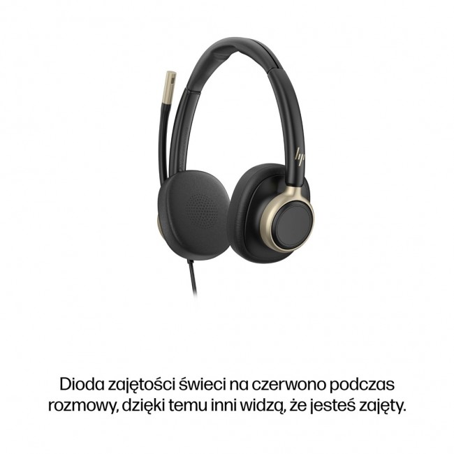HP Poly Mission 825 Stereo USB Wired Headset HP Poly Mission 825 Stereo USB Wired Headset