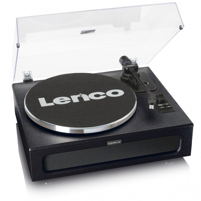 Lenco LS-430BK audio turntable Belt-drive audio turntable Black