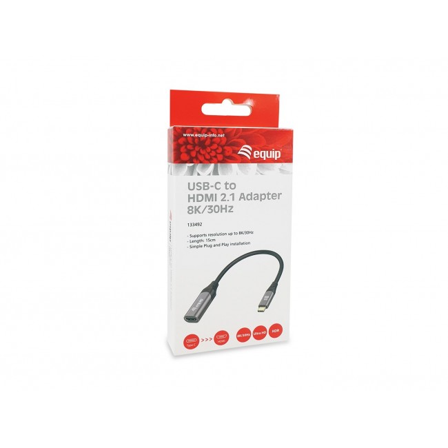 Equip USB-C to HDMI 2.1 Adapter, 8K/30Hz