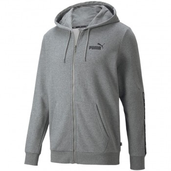 Puma ESS+ Tape Full-Zip Hoodie TR grey 848768 03