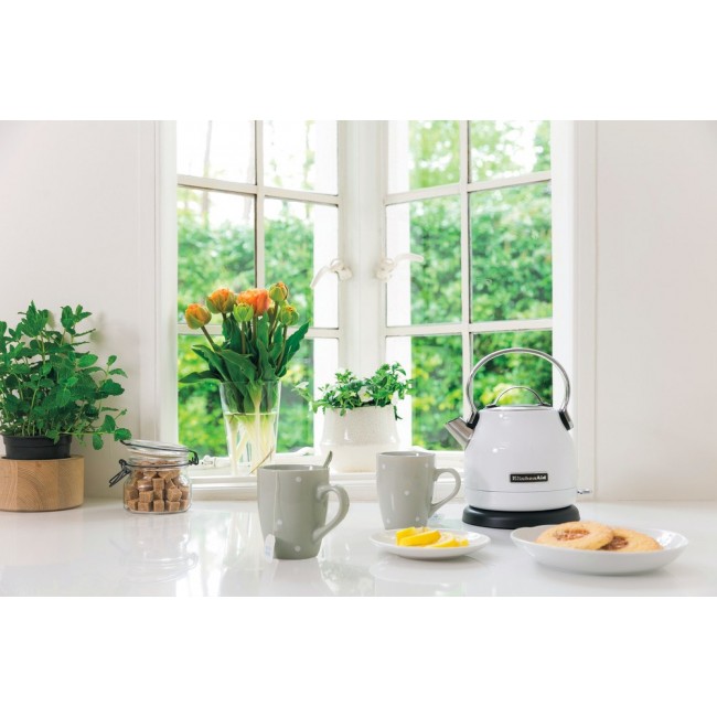 KitchenAid 5KEK1222EWH electric kettle 1.25 L 2200 W White KitchenAid 5KEK1222EWH electric kettle 1.25 L 2200 W White