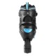 NILS EXTREME NH11912 A 2IN1 SKATES BLACK/BLUE SIZE. S (31-34) WITH INTERCHANGEABLE HOCKEY SKATES