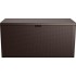 KETER GARDEN STORAGE BOX EMILY 270 L BROWN