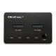 Qoltec M.2 SSD Docking Station | NVMe| SATA | USB-C | DUAL 2 x 2TB Qoltec M.2 SSD Docking Station | NVMe| SATA | USB-C | DUAL 2 x 2TB