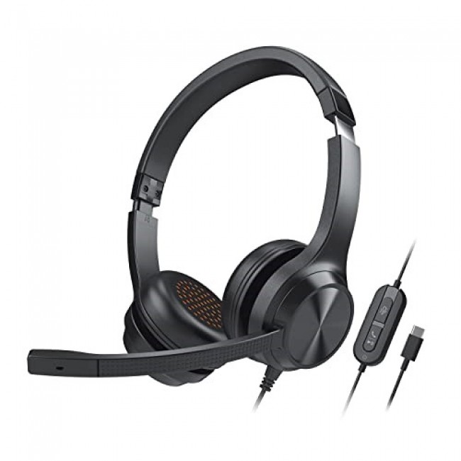 Creative Labs Chat USB Headset Wired Head-band Office/Call center USB Type-C Black