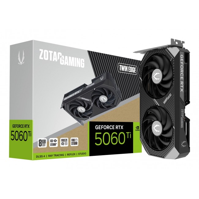 Zotac GAMING GeForce RTX 5060 Ti Twin Edge NVIDIA 8 GB GDDR7 Zotac GAMING GeForce RTX 5060 Ti Twin Edge NVIDIA 8 GB GDDR7