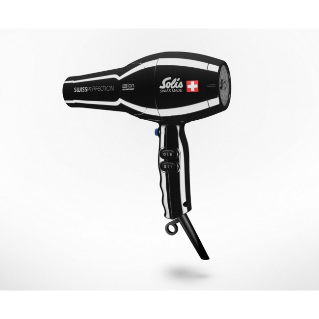 Solis Swiss Perfection hair dryer 2300 W Black