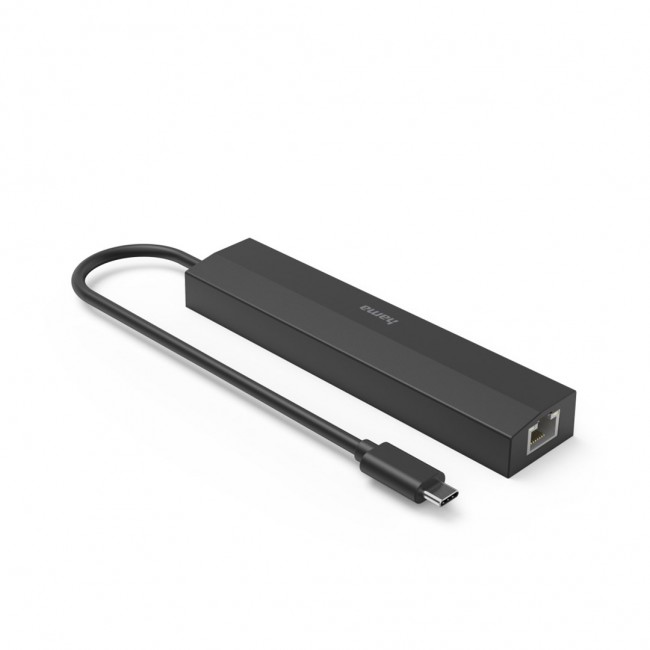 Hama 00200144 interface hub USB 3.2 Gen 1 (3.1 Gen 1) Type-C 5000 Mbit/s Black