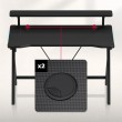 Huzaro Hero 1.9 RGB Gaming Desk Black Huzaro Hero 1.9 RGB Gaming Desk Black