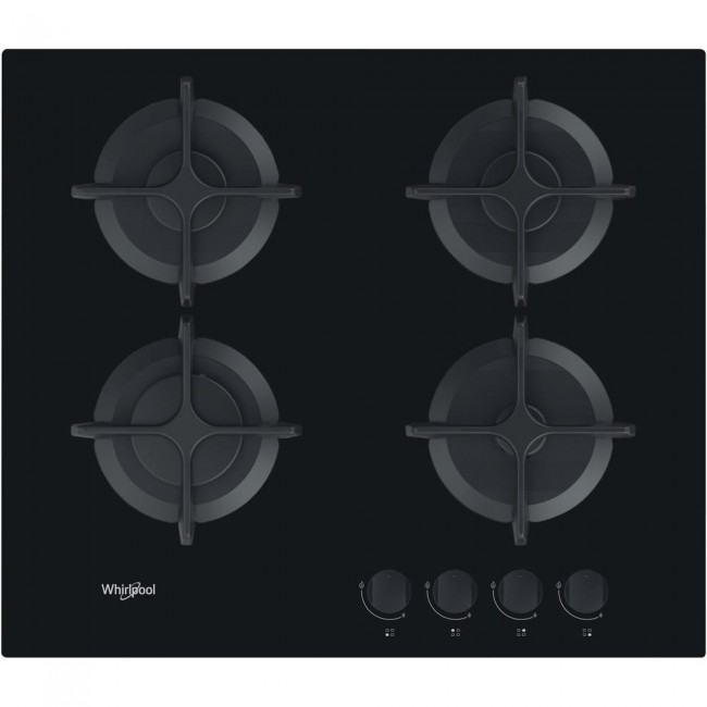 Whirlpool AKT 616/NB hob Black Built-in 60 cm Gas 4 zone(s)