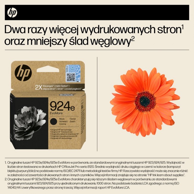 HP 924e EvoMore Black Original Ink Cartridge HP 924e EvoMore Black Original Ink Cartridge