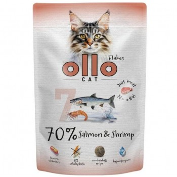 OLLO Cat No. 7 Salmon and shrimp - wet cat food - 85g
