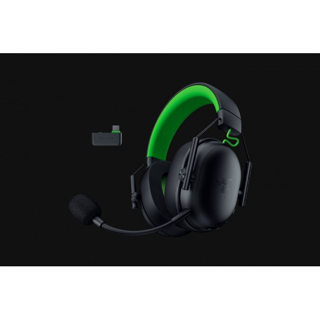 Razer BlackShark V3 X HyperSpeed Headset Wired & Wireless Head-band Gaming USB Type-A Bluetooth Black, Green