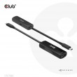 CLUB3D USB Gen2 Type-C to HDMI 8K60Hz or 4K120Hz HDR10+ with DSC1.2 with Power Delivery 3.0 Active Adapter M/F