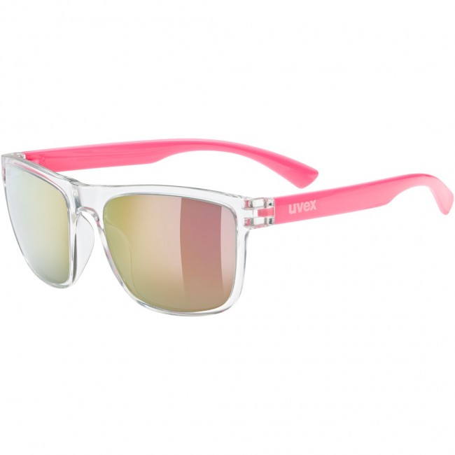 Uvex rookie clear Multi-sport glasses Boy/Girl Full rim Pink, Translucent
