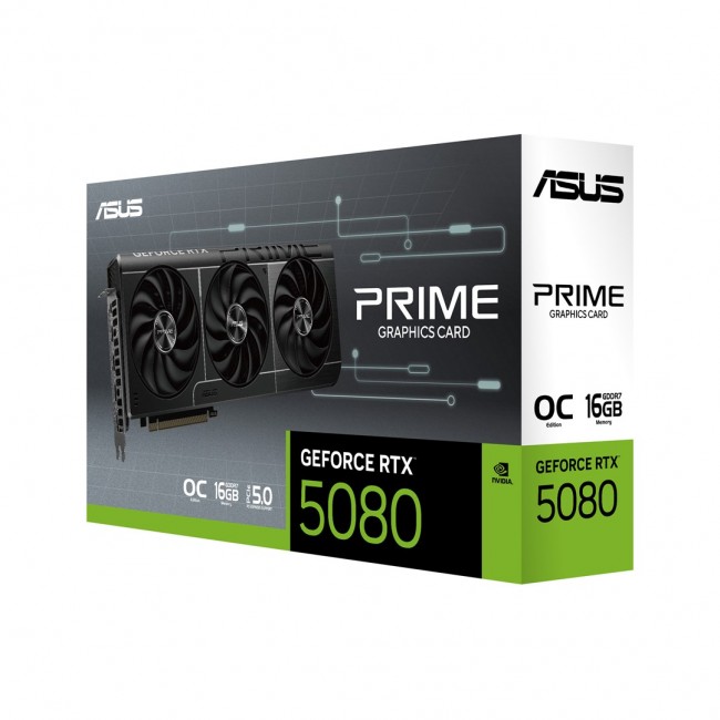 ASUS Prime -RTX5080-O16G NVIDIA GeForce RTX 5080 16 GB GDDR7 ASUS Prime -RTX5080-O16G NVIDIA GeForce RTX 5080 16 GB GDDR7