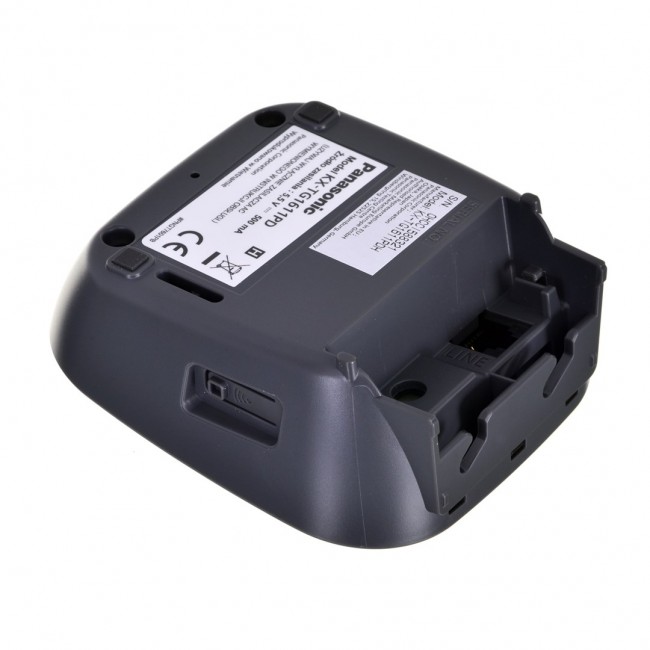 Panasonic KX-TG1611 telephone DECT telephone Black Caller ID Panasonic KX-TG1611 telephone DECT telephone Black Caller ID