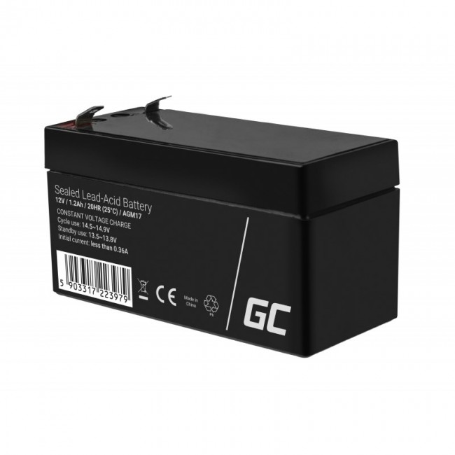 Green Cell AGM17 UPS battery Sealed Lead Acid (VRLA) 12 V 1.2 Ah Green Cell AGM17 UPS battery Sealed Lead Acid (VRLA) 12 V 1.2 Ah