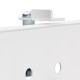 Ergo Office desk divider / organizer, max load 10kg, white board, width 1116mm, white, ER-301 W