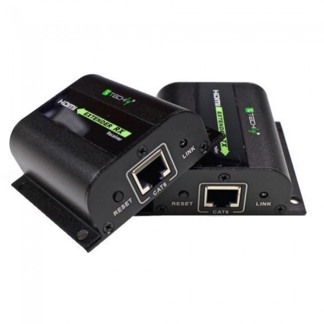 Techly Extender HDMI Full HD on cable Cat.5E / 6 / 6A / 7 max 60m Autoregulated IDATA EXT-E70I Techly Extender HDMI Full HD on cable Cat.5E / 6 / 6A / 7 max 60m Autoregulated IDATA EXT-E70I