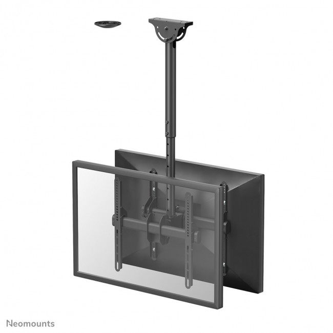 Neomounts NM-C440DBLACK Dual monitor/TV mount ceiling 32-60