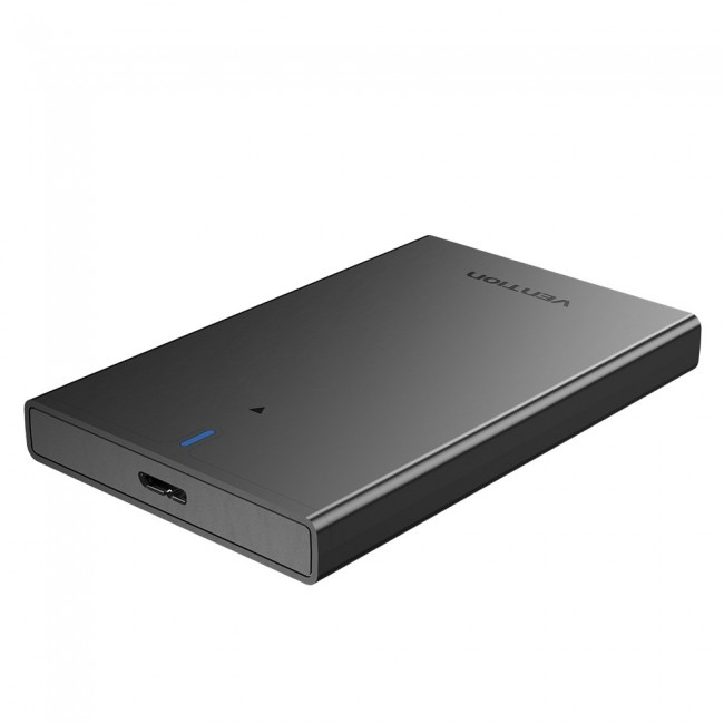 Vention 2.5 Inch SATA Hard Drive Enclosure (USB 3.0 Micro-B) Black Vention 2.5 Inch SATA Hard Drive Enclosure (USB 3.0 Micro-B) Black