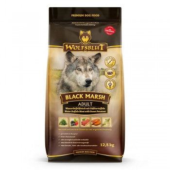 WOLFSBLUT Black Marsh Water buffalo - dry dog food - 12,5kg