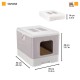 FERPLAST Sahara Lilac - cat litter box - 52 x 39 x 40cm