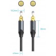 Vention optical audio cable, braided, 5 m