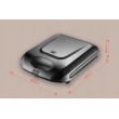 Promis STP 25 XXL sandwich maker, 4 toasts, 1400 W, black Promis STP 25 XXL sandwich maker, 4 toasts, 1400 W, black