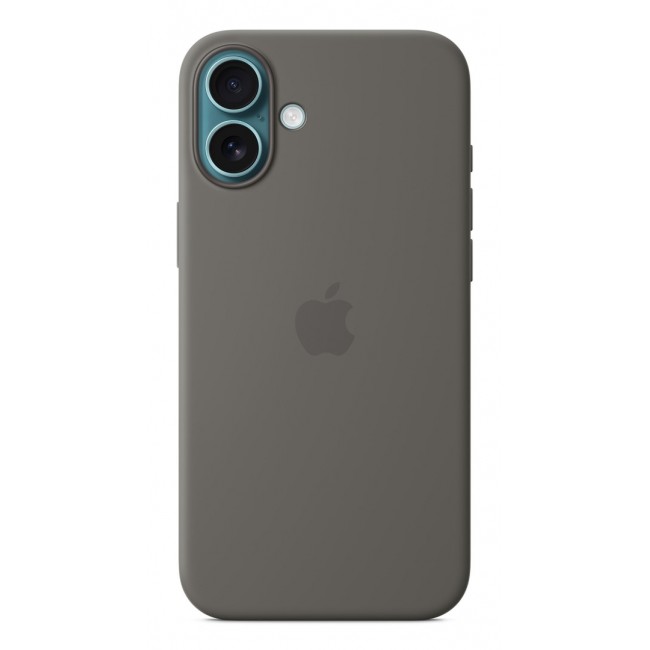 Apple iPhone 16 Plus Silicone Case with MagSafe - Stone Gray