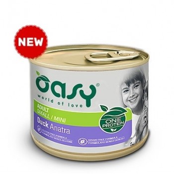 OASY One Protein Adult Small/Mini Duck - wet dog food - 200g