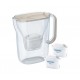 Brita Style Essential filter jug + 2 Maxtra Pro Pure Performance filter cartridges (sand-coloured) Brita Style Essential filter jug + 2 Maxtra Pro Pure Performance filter cartridges (sand-coloured)