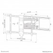 Neomounts WL40S-850BL18 TV mount wall 43-86
