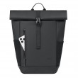Rivacase Eden backpack Roll top backpack Black Polyester, PU leather