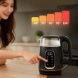 Adler D 1305 BG electric kettle 1.7 L 2200 W Black, Transparent, Gold Adler D 1305 BG electric kettle 1.7 L 2200 W Black, Transparent, Gold