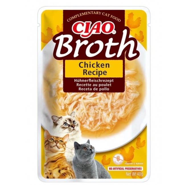 INABA Ciao Broth Chicken - cat treats - 40g INABA Ciao Broth Chicken - cat treats - 40g