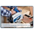 Scheppach PL55 16 cm Black, Blue, Silver 9500 RPM 1200 W