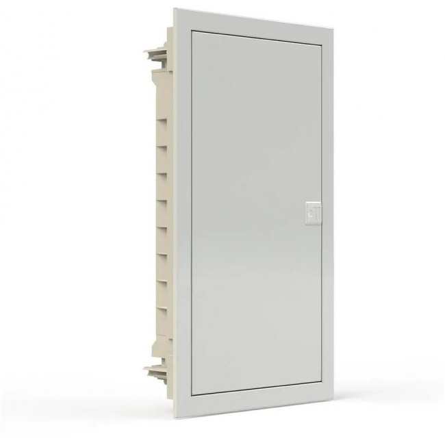 Installation housing plastic, metal doors, flush