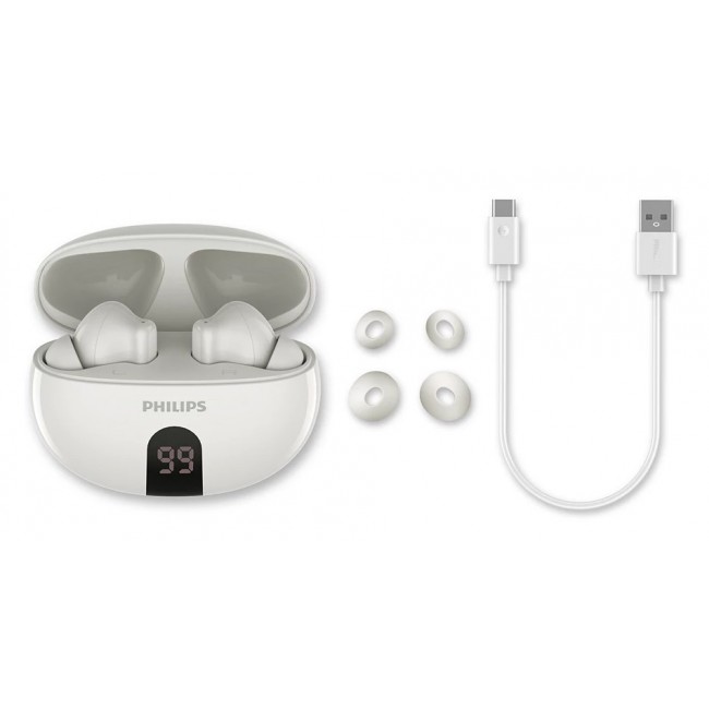 Philips TAT2520WT/00 headphones/headset Wireless In-ear Calls/Music Bluetooth White Philips TAT2520WT/00 headphones/headset Wireless In-ear Calls/Music Bluetooth White