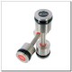 Chrome dumbbells 2x9 kg silicone elements HMS Premium HH09