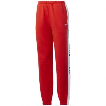 Reebok Te Linear Logo Fl P Women's Pants Red FT0905 L