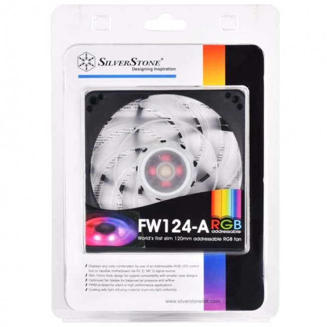 Silverstone FW124 Computer case Air cooler Black, White 1 pc(s) Silverstone FW124 Computer case Air cooler Black, White 1 pc(s)